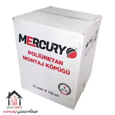 اسپری فوم پلی اورتان 750 میل مرکوری Mercury