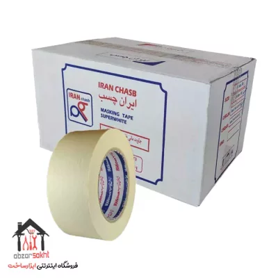 نوار چسب کاغذی 5 سانتی 54 یارد ایران چسب