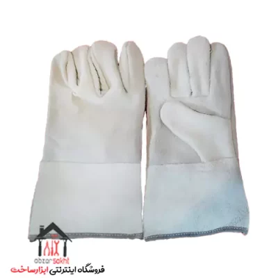 دستکش تمام چرم ساق کوتاه