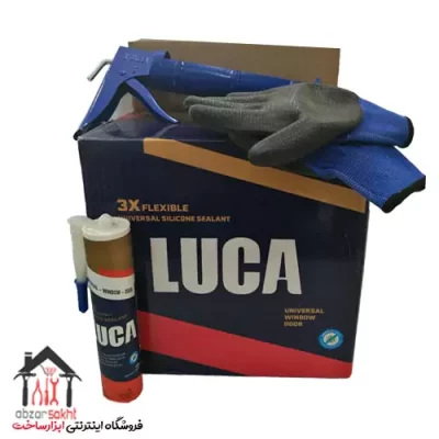 چسب سیلیکون شفاف 260 گرمی لوکا LUKA