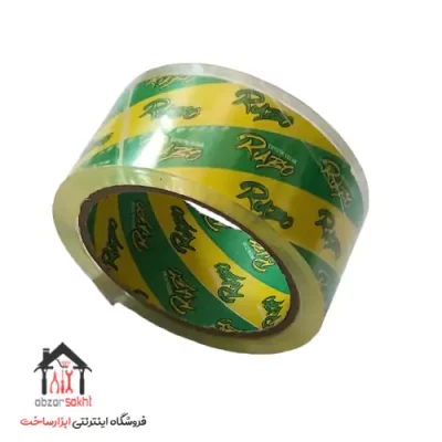 چسب پهن رابو 36 میکرون 90 یارد (زرد و سبز)