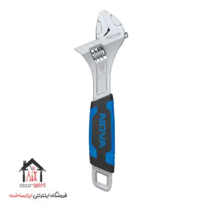 آچار فرانسه روکش دار سایز 10 اینچ نووا مدل 3053