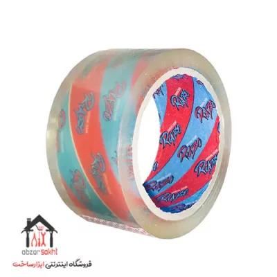 چسب پهن رابو 38 میکرون 90 یارد (آبی و قرمز)