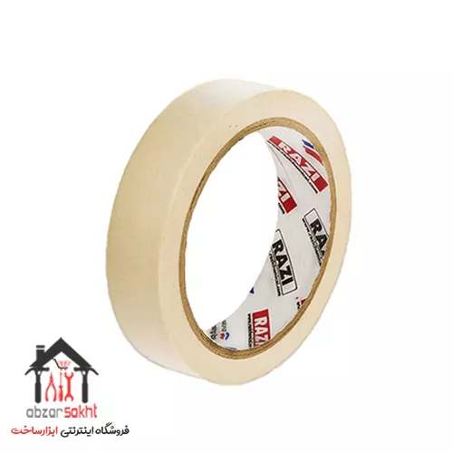 54564464-692b57774c565 چسب کاغذی ۲/۵ سانت ۳۰ یارد رازی