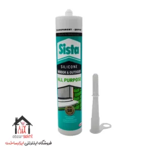 چسب سیلیکون همه کاره شفاف سیستا 280mil