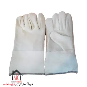 دستکش تمام چرم ساق کوتاه